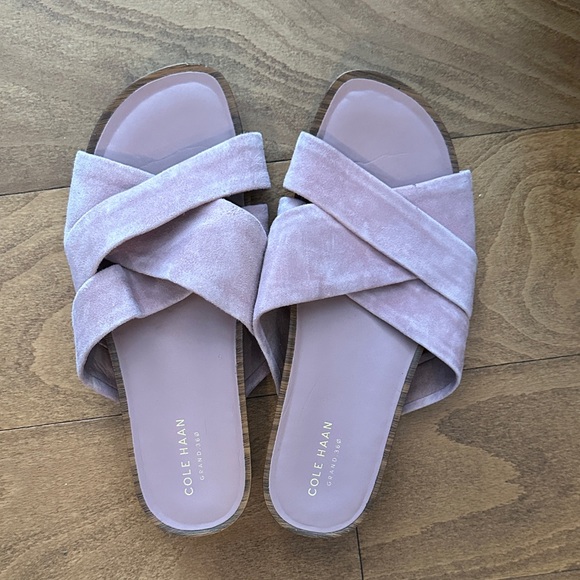 Cole Haan Shoes - Cole Haan Women's Soft Purple Slide Sandals NWOT